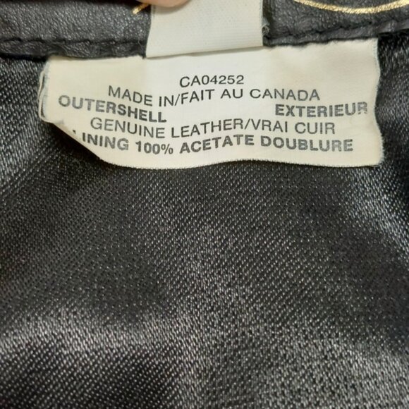 Vintage Collection d'Artisan by The Leather Ranch 1980s Leather Bomber Jacket - Picture 13 of 13